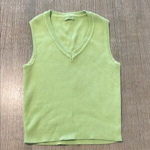 ‼️5 for $25 / JOHN GILT Lime Green Ribbed Tank‎ Top